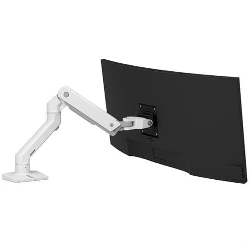 HX Desk Monitor Arm - Single Heavy Monitor Mount - Max. 49 inch screen - White