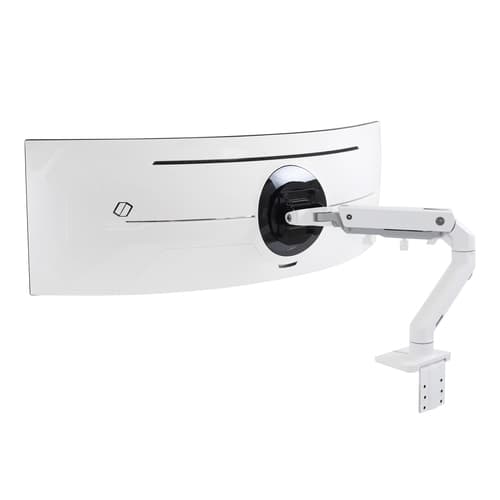 HX Desk Monitor Arm - HD Pivot - Max. 49 inch screen - White