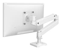 LX Pro Desk Monitor Arm - Single Monitor Mount - Max. 34 inch screen - White