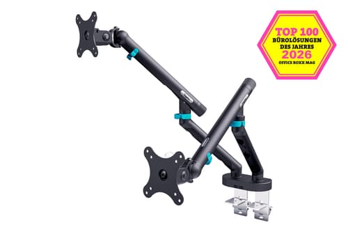 DIGITUS Doppelschirmhalterung für 2x 35"