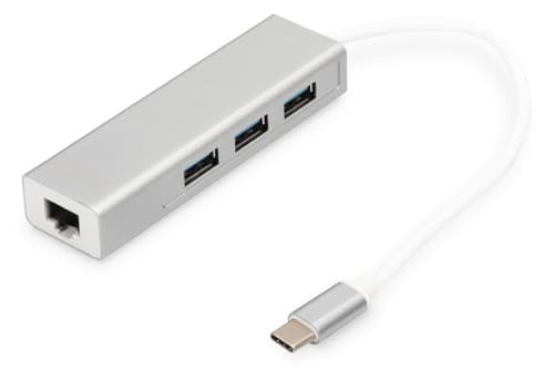 Hub USB 3.0 Type-C 3 ports avec Ethernet Gigabit
