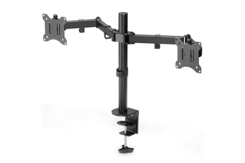 Support mural double écran 15-32 pouces - Poids max 2 x 8 kg - Noir