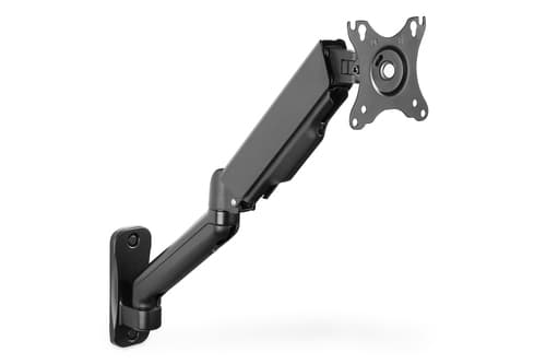 Single Gas Spring Monitor Wall Mount - 32inch - 9 kg max - Black