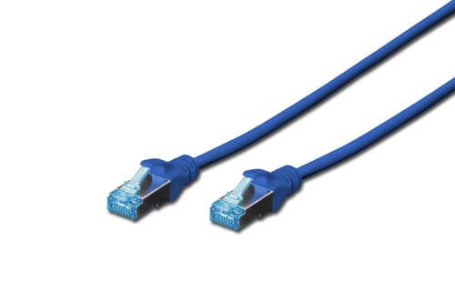 Cavo di patch CAT 5e SF-UTP DIGITUS, PVC AWG 26/7, 0,5 m, Blu