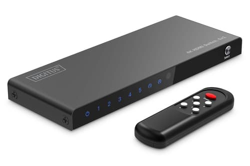 Conmutador HDMI 5x1 - 4K - 60Hz - HDCP 2.3 - Negro