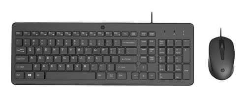 150 Wired Keyboard and Mouse Combo (240J7AA) - QWERTY