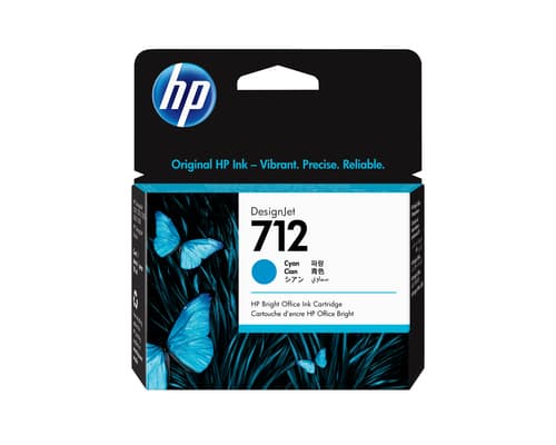 712 29ml Cyan DesignJet Ink Cartridge (3ED67A)