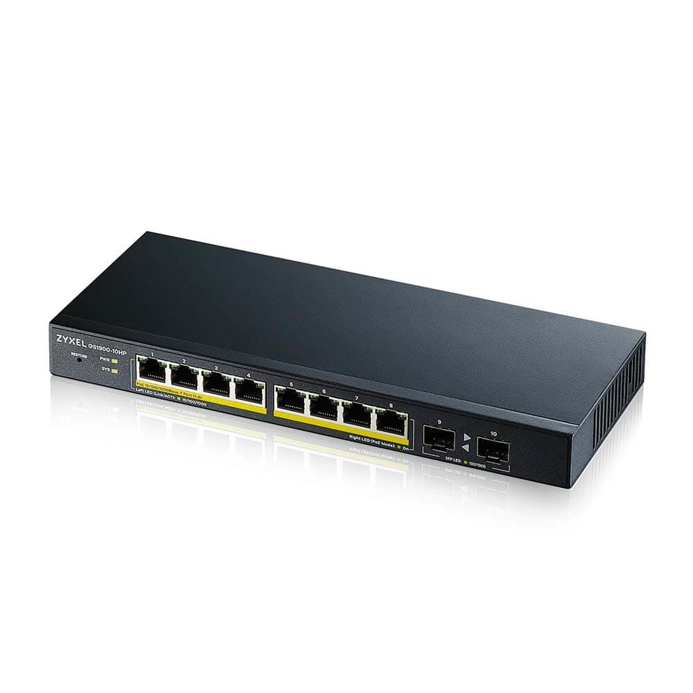 Commutateur PoE Gigabit Smart Managed 8 ports