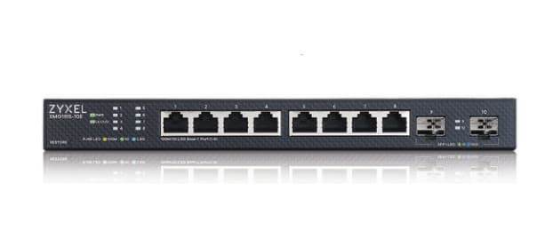 ZYXEL XMG1915-10E Commutateur 8 ports 2,5 GbE avec 2 SFP+