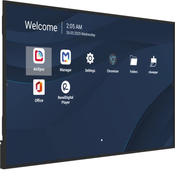 Écran ViewBoard LED grand format 75" 4K 500 Nits Android 14