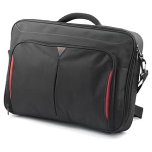 17 - 18 Zoll Classic+ Klapmappe Laptop-Case - Schwarz/Rot