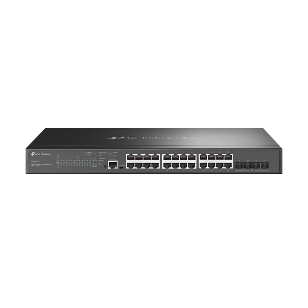 JetStream 28-Port Gigabit L2 Managed Switch with 24-Port PoE+