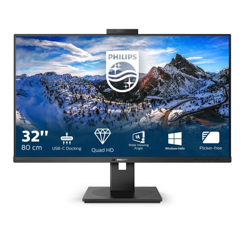 Monitor LED IPS Quad HD 32 pollici PHILIPS P-Line con dock USB-C
