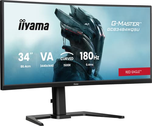 IIYAMA G-Master Red Eagle 34" UltraWide Quad HD gebogen Monitor