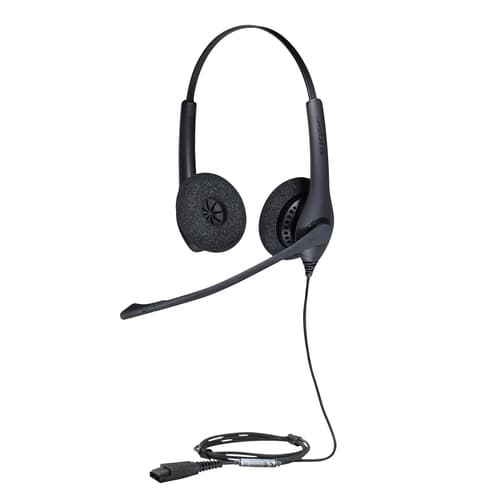 JABRA BIZ 1500 Duo QD Binaural-Headband Black