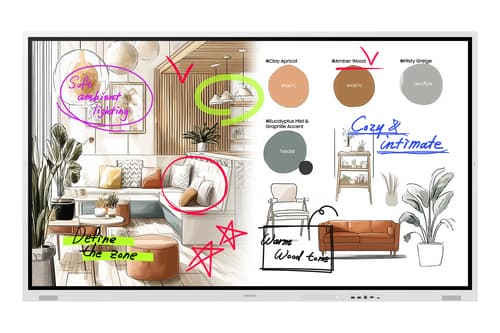 WMFX Series - Flip Pro - 75 inch Touch - 4K Ultra HD Interactive Display - 12/7