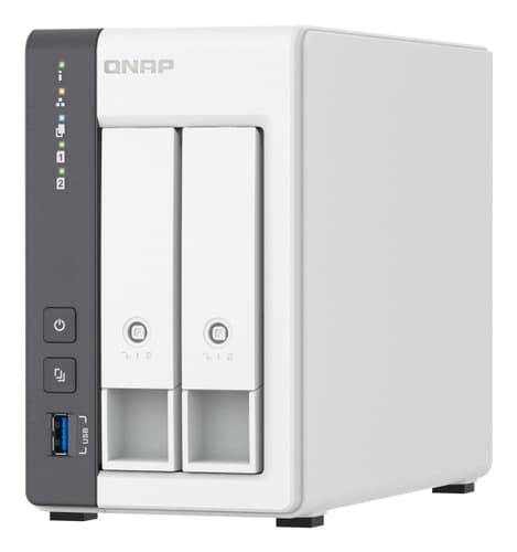 ARM 4-core Cortex-A55 2.0GHz - NAS Tower - 2x 3.5-inch SATA 6Gb/s