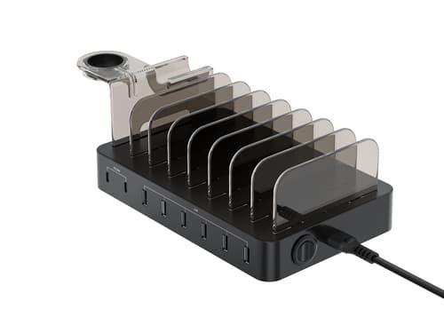 Estación de carga USB PD de 8 puertos 75 W