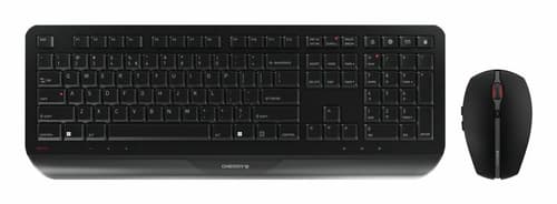 CHERRY GENTIX Desktop Set - Wireless - QWERTY - Black